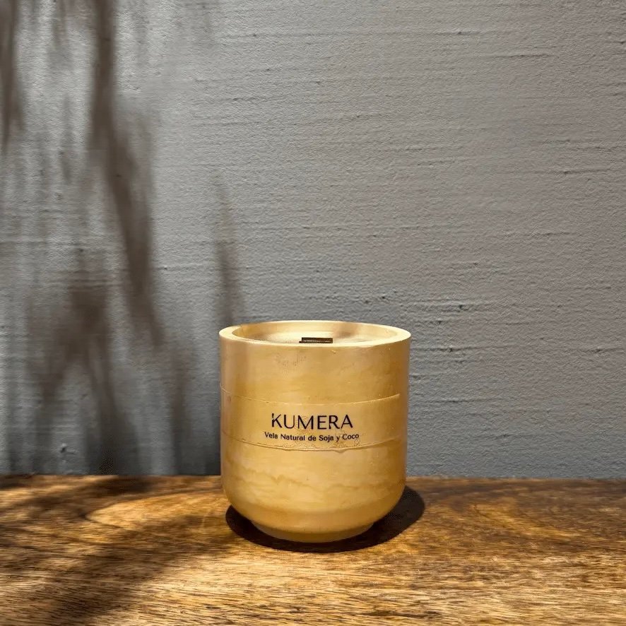 Vela Natural. Canela, Naranja y Jengibre — KUMERA