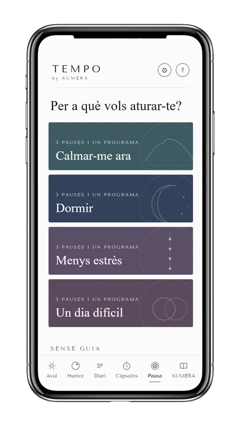 Captura de la pantalla Pausa de l'app TEMPO